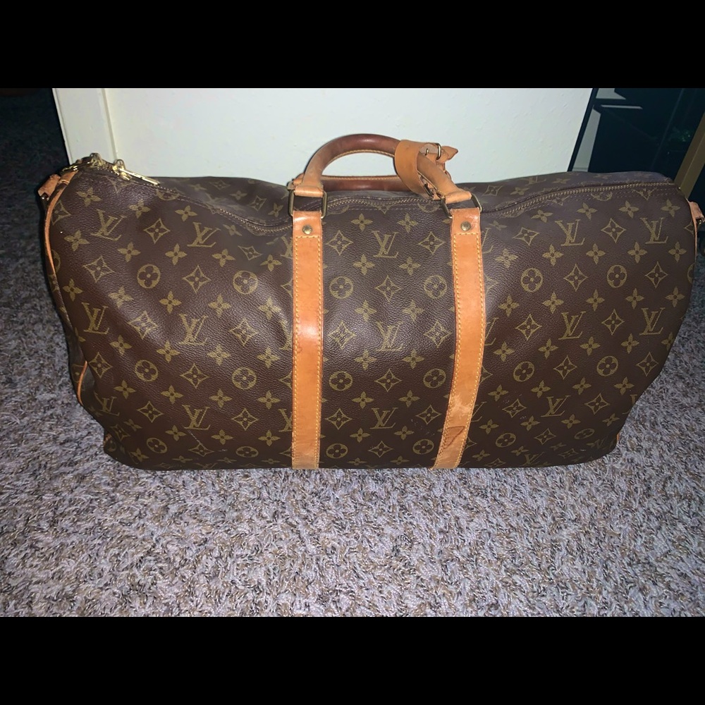Authentic Louis Vuitton Keepall Bandouliere 55